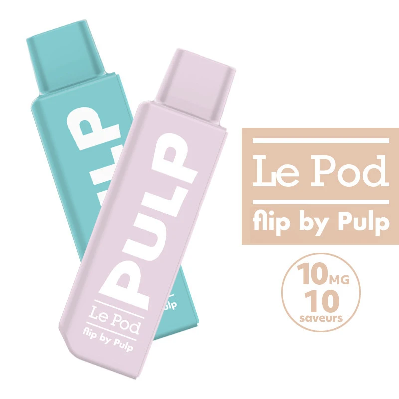 Cartouche Pré-remplie Pod Flip 2ml Pulp - 10mg 1 Cartouche Pré-remplie Pod Flip 2ml Pulp - 10mg