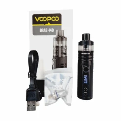Kit Drag H40 Pod 40W 1500mah 5ml Voopoo -VAPOSTORE Soldes kit drag h40 pod 40w 1500mah 5ml voopoo 10