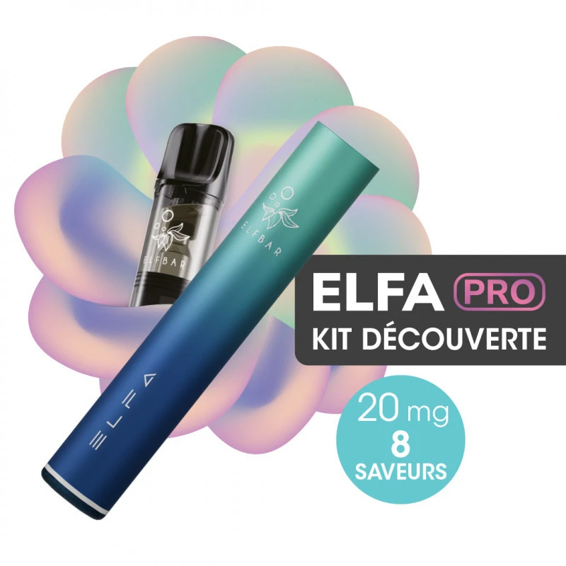 Kit ELFA Pro (+ Pod 2ml) ElfBar - 20mg 1 Kit ELFA Pro (+ Pod 2ml) ElfBar - 20mg