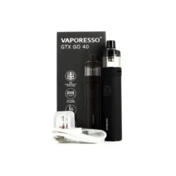 Kit GTX GO40 1500mah 3,5ml Vaporesso -VAPOSTORE Soldes kit gtx go40 1500mah 35ml black vaporesso 6