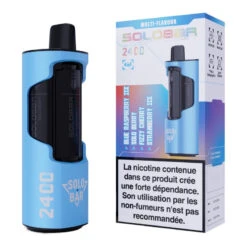 Kit Solobar 2400 4en1 (+ Pod 2ml 20mg) Solobar 22 Kit Solobar 2400 4en1 (+ Pod 2ml 20mg) Solobar -VAPOSTORE Soldes kit solobar 2400 4en1 pod 2ml 20mg solobar 2