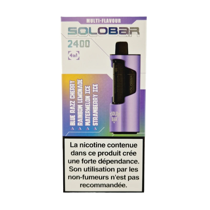 Kit Solobar 2400 4en1 (+ Pod 2ml 20mg) Solobar 10 Kit Solobar 2400 4en1 (+ Pod 2ml 20mg) Solobar – Image 10