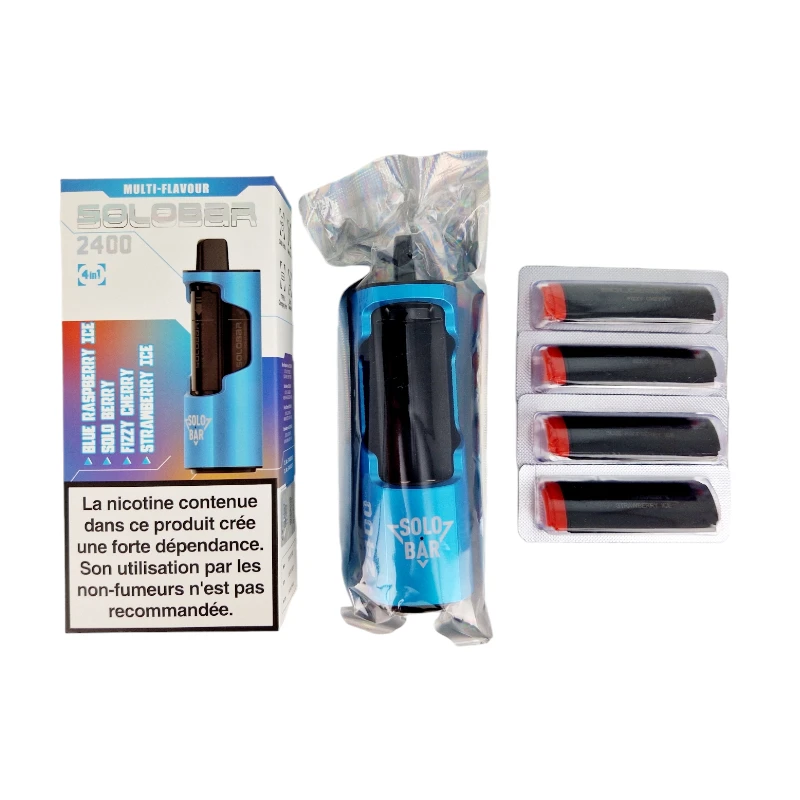 Kit Solobar 2400 4en1 (+ Pod 2ml 20mg) Solobar 13 Kit Solobar 2400 4en1 (+ Pod 2ml 20mg) Solobar – Image 13