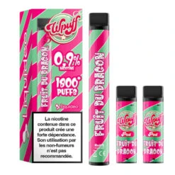 Kit WPuff 1800 Pod 550mah + 3 Pods 2ml 0.9% Liquideo -VAPOSTORE Soldes kit wpuff 1800 pod 550mah 3 pods 2ml 09 liquideo 2