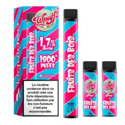 Kit WPuff 1800 Pod 550mah + 3 Pods 2ml 1.7% Liquideo -VAPOSTORE Soldes kit wpuff 1800 pod 550mah 3 pods 2ml 17 liquideo 2