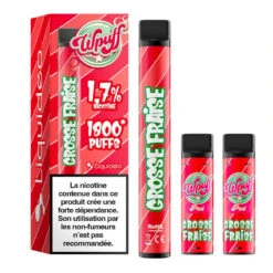 Kit WPuff 1800 Pod 550mah + 3 Pods 2ml 1.7% Liquideo -VAPOSTORE Soldes kit wpuff 1800 pod 550mah 3 pods 2ml 17 liquideo 4