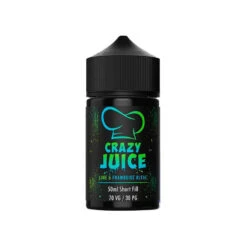 Lime & Framboise Bleue Crazy Juice 50ml 00mg