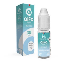 Menthe Fraîche 70/30 Vapostore Menthes Alfaliquid 10ml