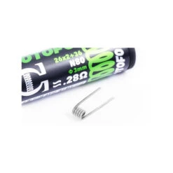 Pack De 10 Coils Dual Core Fused Clapton Ni80 (26x2+36) Wotofo