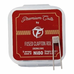 Pack De 10 Coils Fused Clapton RDL NI 80 2*28G/38G Fumytech