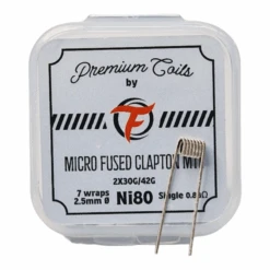 Pack De 10 Coils Micro Fused Clapton MTL NI 80 2*30G/42G Fumytech