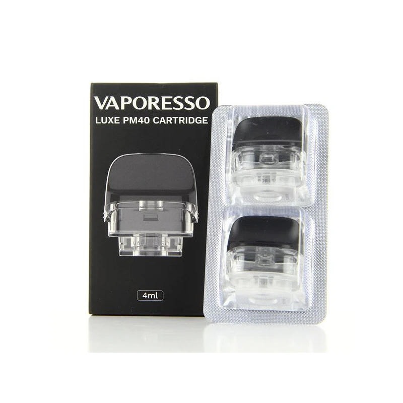 Pack De 2 Cartouches 4ml Luxe PM40 Vaporesso 1 Pack De 2 Cartouches 4ml Luxe PM40 Vaporesso