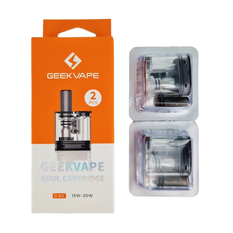 Pack De 2 Cartouches + Résistance Soul GeekVape 1 Pack De 2 Cartouches + Résistance Soul GeekVape