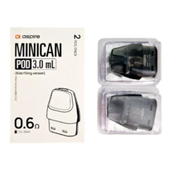 Pack De 2 Pods 3ml + Résistance 0.6ohm Pulz/Minican Aspire
