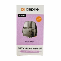 Pack De 2 Pods 5ml + Résistance Veynom Air Aspire -VAPOSTORE Soldes pack de 2 pods 5ml resistance veynom air aspire 2