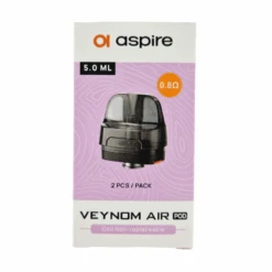 Pack De 2 Pods 5ml + Résistance Veynom Air Aspire -VAPOSTORE Soldes pack de 2 pods 5ml resistance veynom air aspire 5