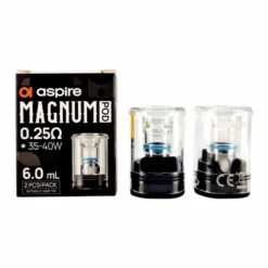 Pack De 2 Pods 6ml + Résistance Magnum Aspire