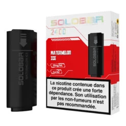 Pack De 2 Pods Solobar 2400 2ml 20mg Solobar -VAPOSTORE Soldes pack de 2 pods solobar 2400 2ml 20mg solobar 10