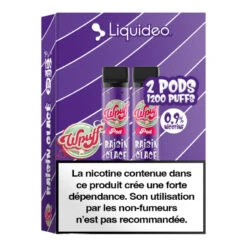 Pack De 2 Pods Wpuff 1800 Pod 2ml 0.9% Liquideo -VAPOSTORE Soldes pack de 2 pods wpuff 1800 pod 2ml 09 liquideo 12