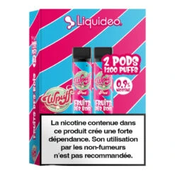 Pack De 2 Pods Wpuff 1800 Pod 2ml 0.9% Liquideo -VAPOSTORE Soldes pack de 2 pods wpuff 1800 pod 2ml 09 liquideo 2