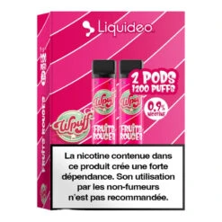 Pack De 2 Pods Wpuff 1800 Pod 2ml 0.9% Liquideo -VAPOSTORE Soldes pack de 2 pods wpuff 1800 pod 2ml 09 liquideo 3
