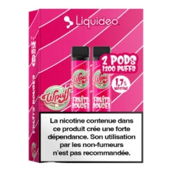 Pack De 2 Pods Wpuff 1800 Pod 2ml 1.7% Liquideo -VAPOSTORE Soldes pack de 2 pods wpuff 1800 pod 2ml 17 liquideo 3