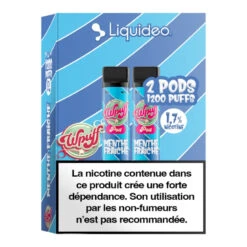 Pack De 2 Pods Wpuff 1800 Pod 2ml 1.7% Liquideo -VAPOSTORE Soldes pack de 2 pods wpuff 1800 pod 2ml 17 liquideo 6