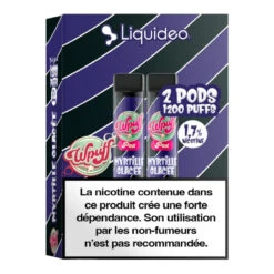 Pack De 2 Pods Wpuff 1800 Pod 2ml 1.7% Liquideo -VAPOSTORE Soldes pack de 2 pods wpuff 1800 pod 2ml 17 liquideo 8