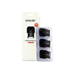 Pack De 3 Pod 1,8ml + Résistances Meshed 0,9ohm Novo 2 Smoktech