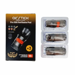 Pack De 3 Pods 2ml 1ohm Airstick Pro 500 Pod Steam Crave