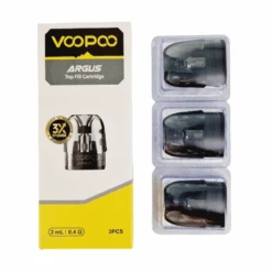Pack De 3 Pods 2ml + Résistance Top Fill Argus Pod Voopoo