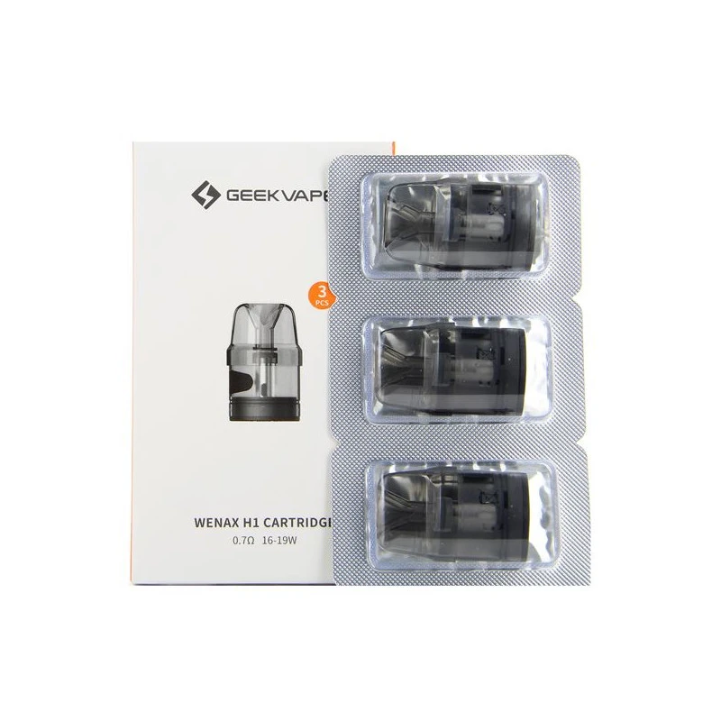 Pack De 3 Pods 2,5ml Wenax H1 GeekVape 2 Pack De 3 Pods 2,5ml Wenax H1 GeekVape – Image 2