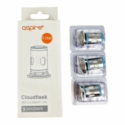 Pack De 3 Résistances Cloudflask X Aspire -VAPOSTORE Soldes pack de 3 resistances cloudflask x aspire 2