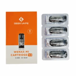 Pack De 4 Pods 2ml Wenax M V2 + Résistance GeekVape