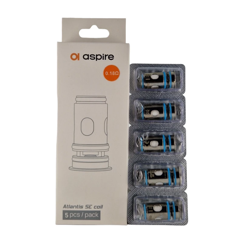 Pack De 5 Résistances Atlantis SE Aspire 1 Pack De 5 Résistances Atlantis SE Aspire