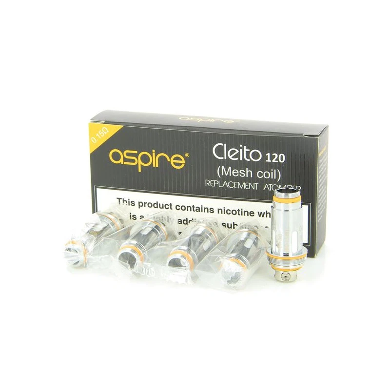 Pack De 5 Resistances Cleito 120 Pro 0.15ohm Aspire 1 Pack De 5 Resistances Cleito 120 Pro 0.15ohm Aspire