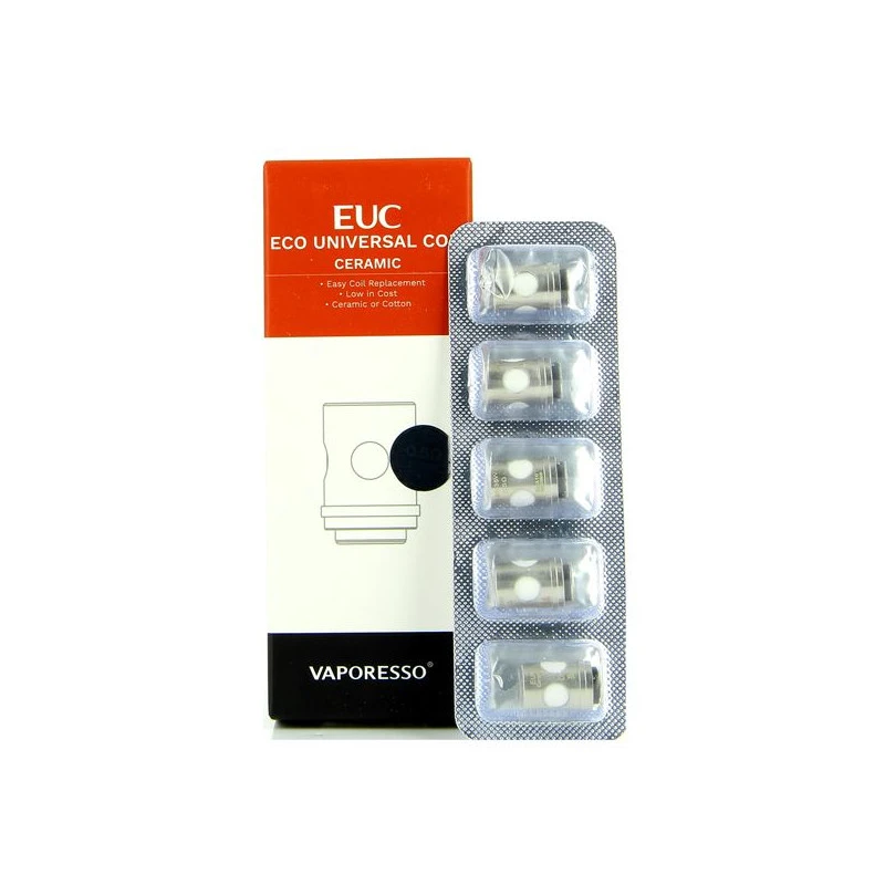 Pack De 5 Résistances EUC Ceramic Vaporesso 2 Pack De 5 Résistances EUC Ceramic Vaporesso – Image 2