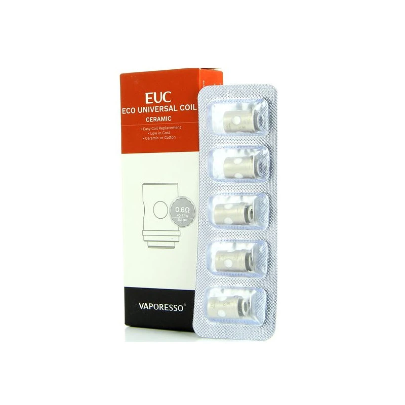 Pack De 5 Résistances EUC Ceramic Vaporesso 1 Pack De 5 Résistances EUC Ceramic Vaporesso