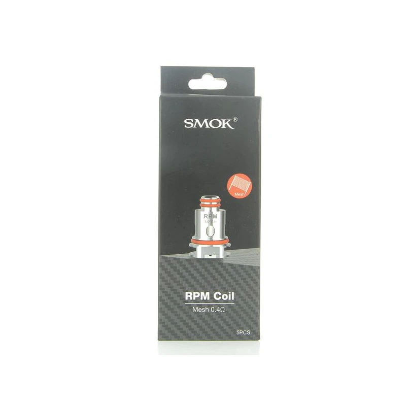 Pack De 5 Résistances Mesh 0.4ohm RPM40 Smok 2 Pack De 5 Résistances Mesh 0.4ohm RPM40 Smok – Image 2