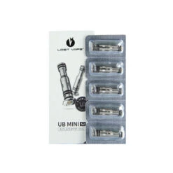Pack De 5 Résistances Mesh UB Mini Lost Vape -VAPOSTORE Soldes pack de 5 resistances mesh ub mini lost vape 1