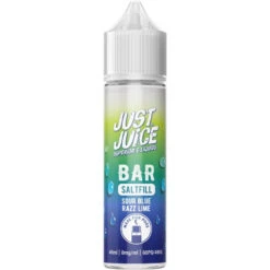 Sour Blue Razz Lime Bar Saltfill Just Juice 40ml