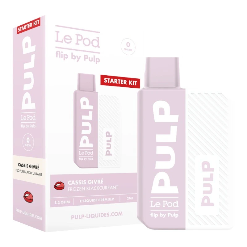 Starter Kit Pod Flip 500mah Blanc + Cartouche 2ml Pulp - 10mg 2 Starter Kit Pod Flip 500mah Blanc + Cartouche 2ml Pulp - 10mg – Image 2