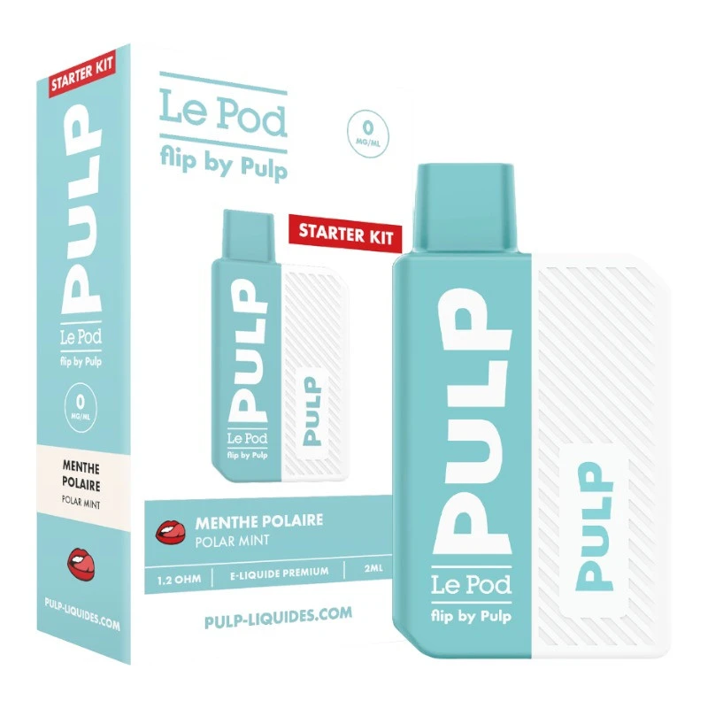 Starter Kit Pod Flip 500mah Blanc + Cartouche 2ml Pulp - 10mg 11 Starter Kit Pod Flip 500mah Blanc + Cartouche 2ml Pulp - 10mg – Image 11