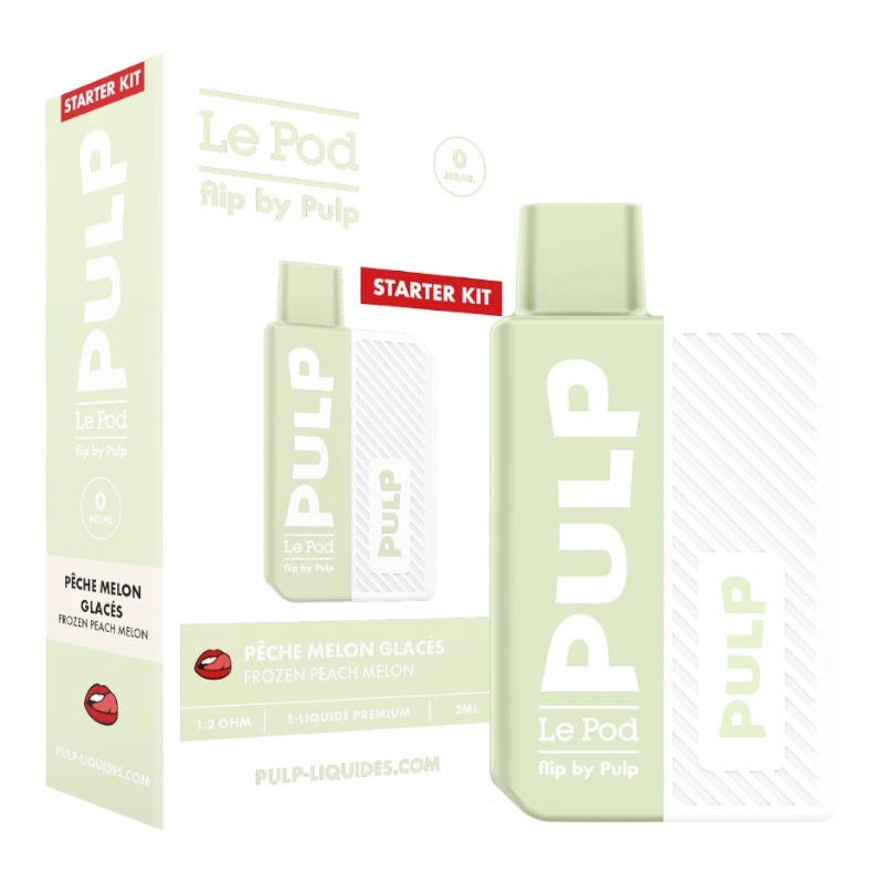 Starter Kit Pod Flip 500mah Blanc + Cartouche 2ml Pulp - 10mg 9 Starter Kit Pod Flip 500mah Blanc + Cartouche 2ml Pulp - 10mg – Image 9