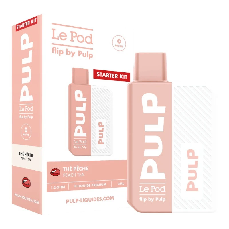 Starter Kit Pod Flip 500mah Blanc + Cartouche 2ml Pulp - 10mg 10 Starter Kit Pod Flip 500mah Blanc + Cartouche 2ml Pulp - 10mg – Image 10